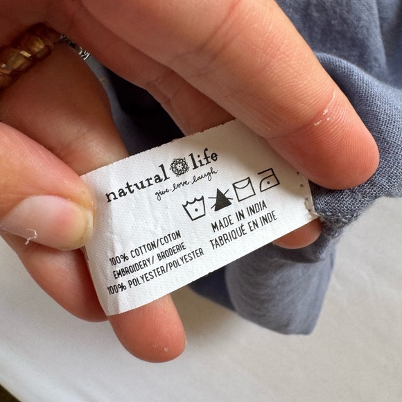 Natural Life Boho Embroidered Dress size XS 068-E - Picture 5 of 6